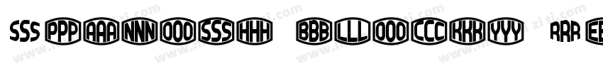 Spanosh blocky Regular字体转换
